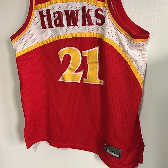 Vintage Dominique Wilkins Jersey / Large / Nike / NBA / Atlanta Hawks - Picture 10 of 13